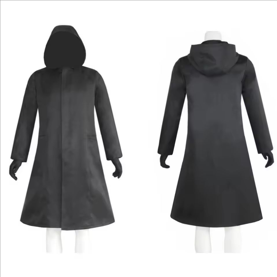 Black Face Mask Pack - Adult Calamari Game Cosplay Costume With