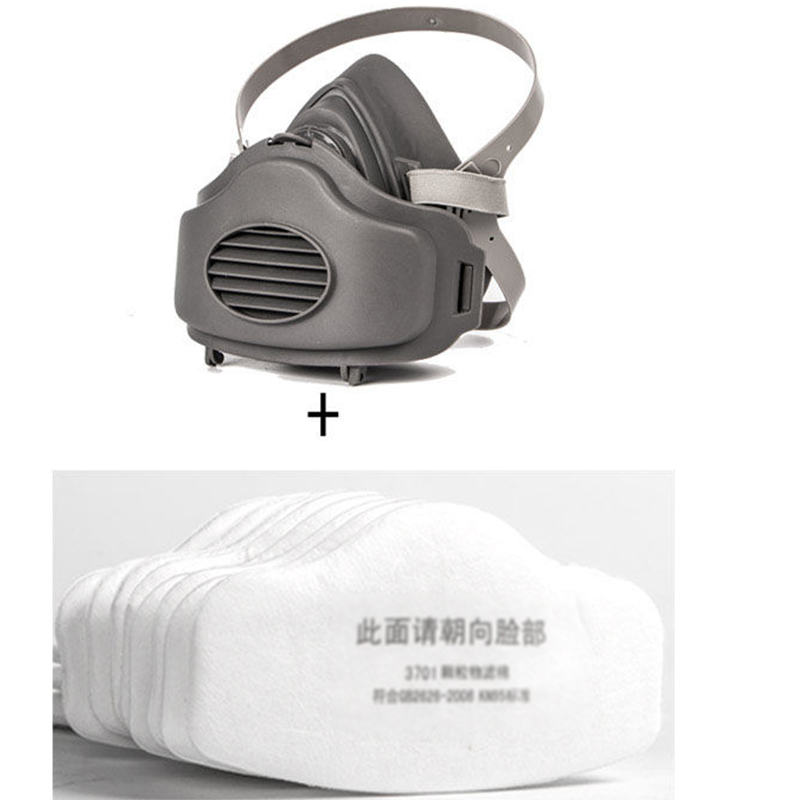 Respirator Half Face - 3200 Half Face Mask Filter Cotton