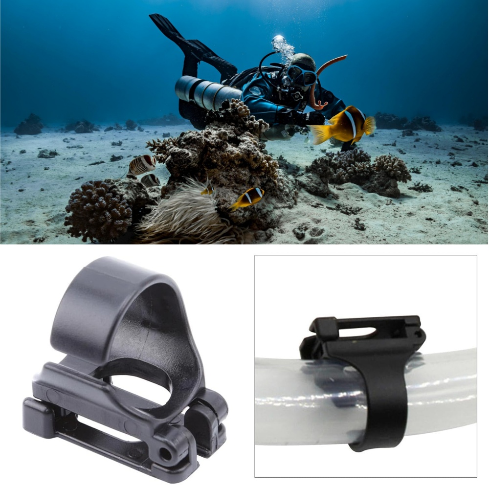 Silicone Mask Bracket - Plastic Clip Snorkel Mask Keeper Holder