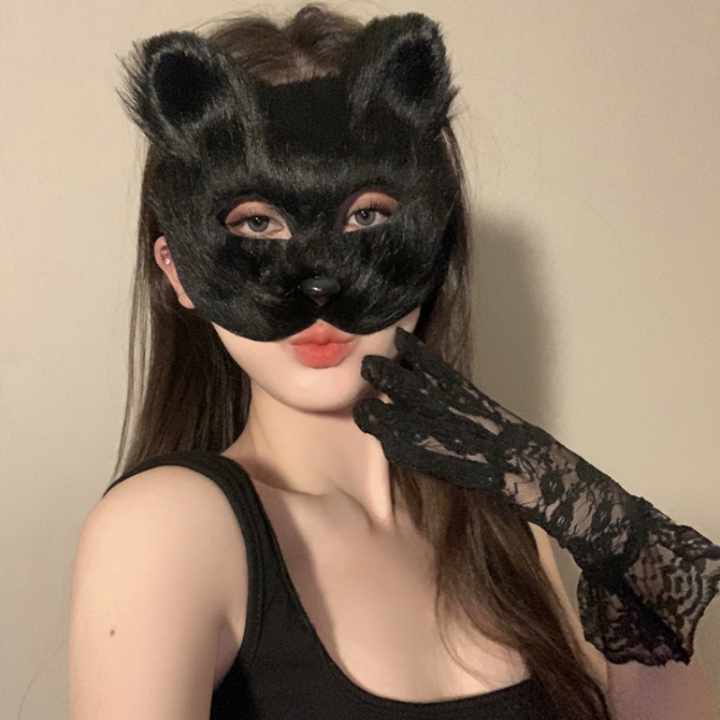 Plush Therian Mask Halloween C - огляд і ціна Respirator Half Face
