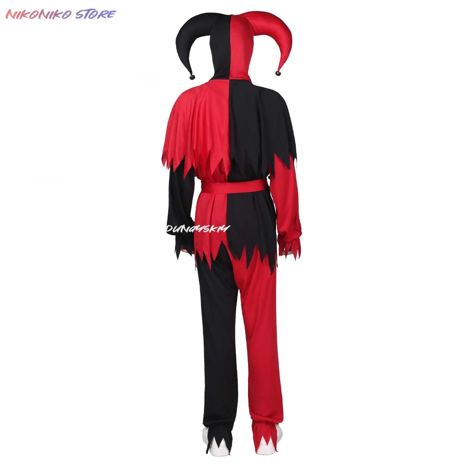 Red Black Jagged Jester Outfit - огляд і ціна Black Face Mask Pack