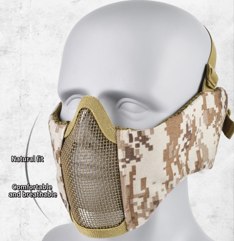 Hunting Foldable Mesh Mask Wit - огляд і ціна Respirator Half Face