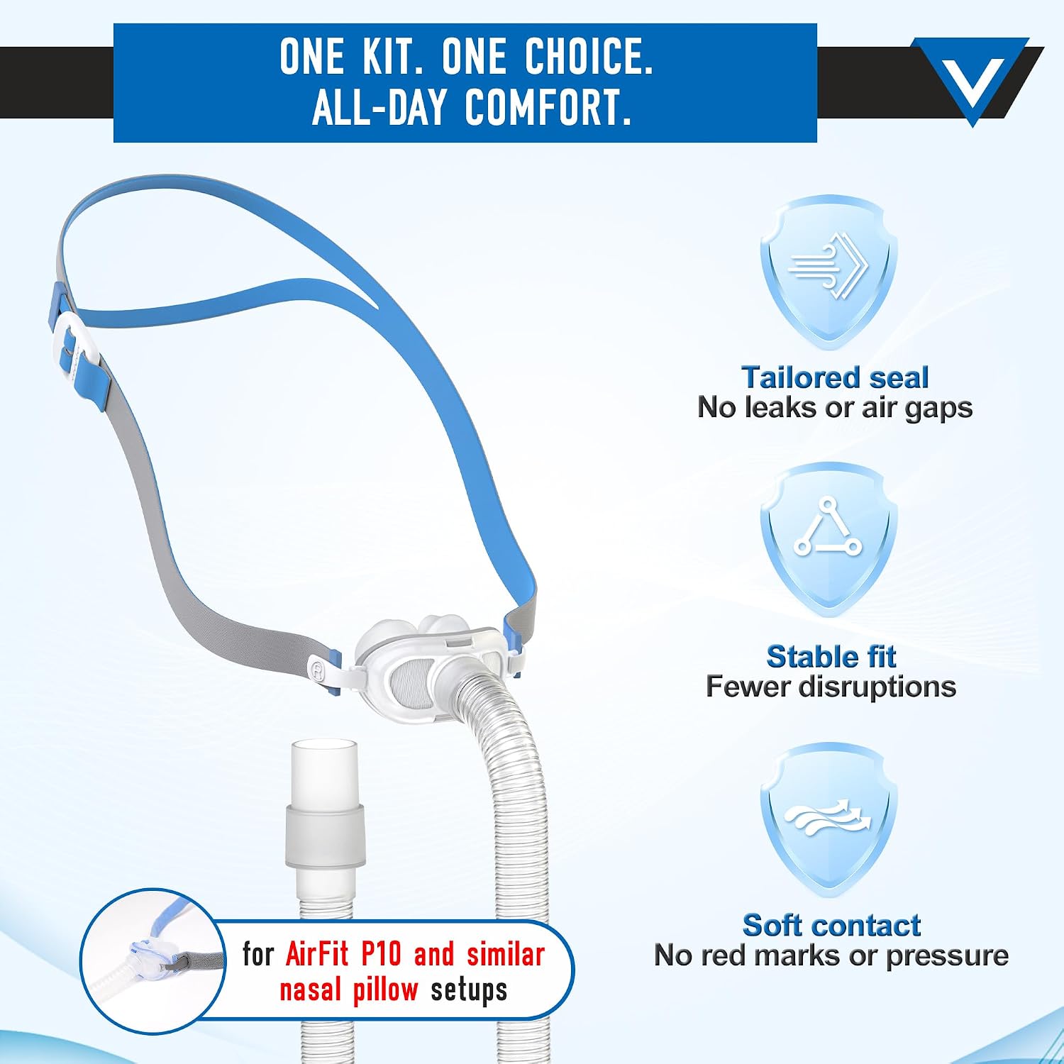 Compatible with P10 Nasal Pill - огляд і ціна Silicone Mask Bracket