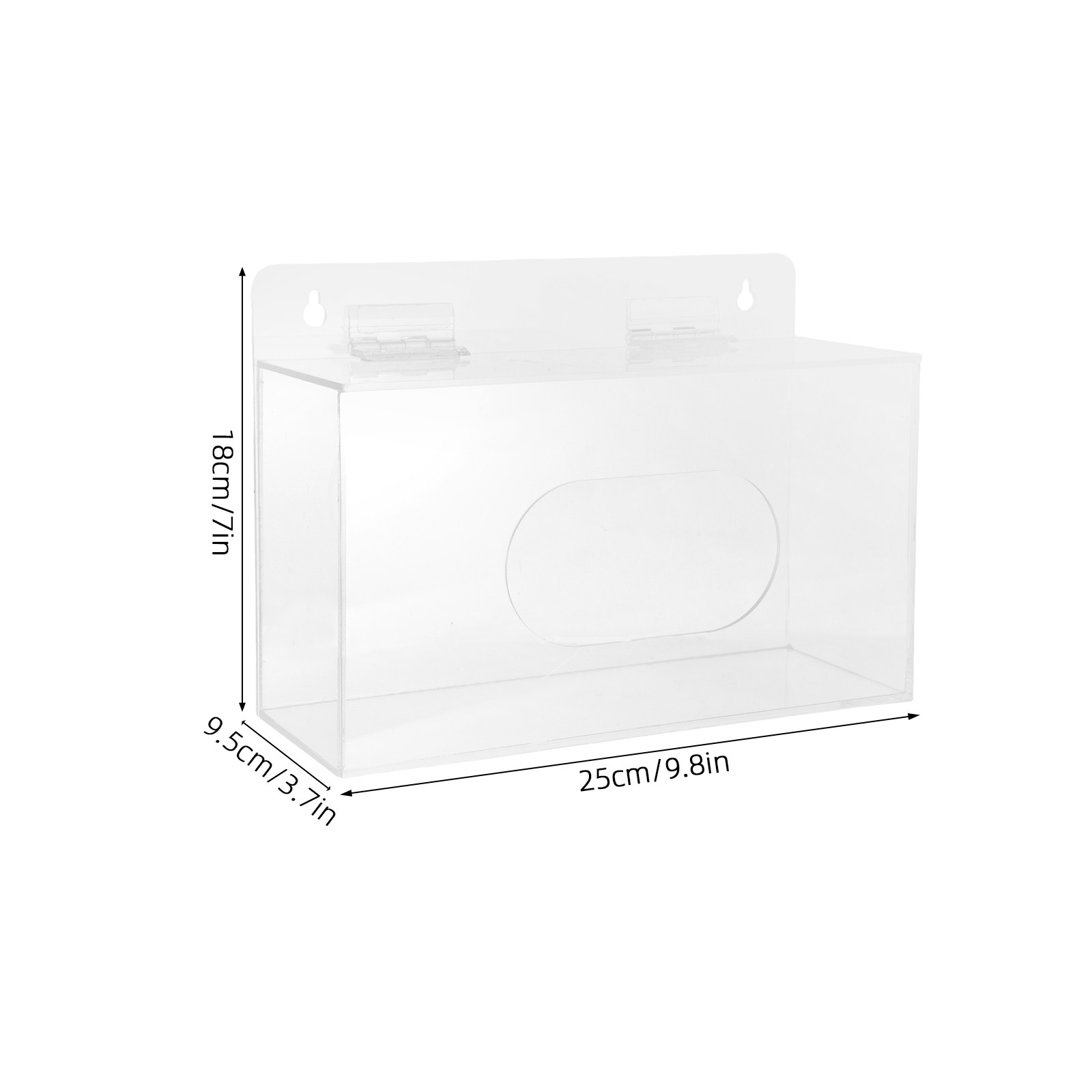 Acrylic Face Mask Organizer Wa - огляд і ціна Face Mask Storage Box