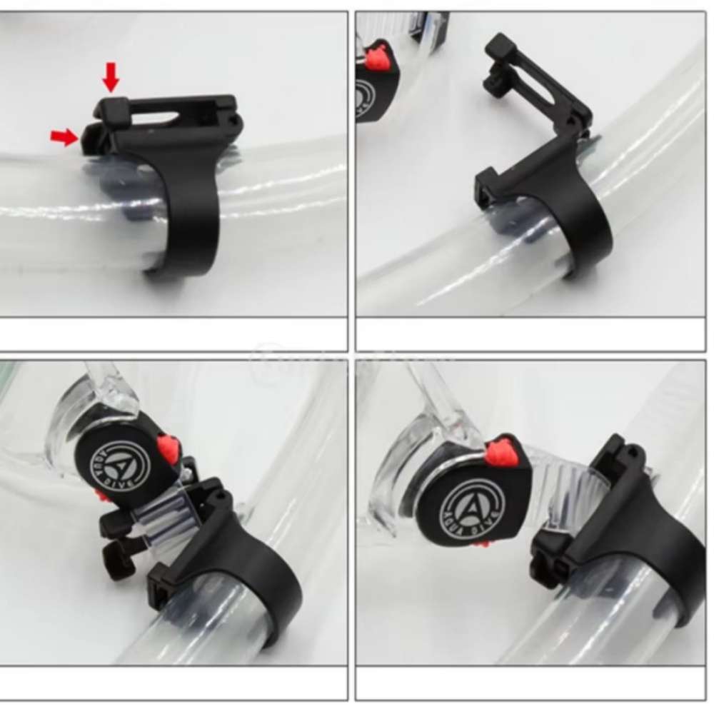 Plastic Clip Snorkel Mask Keep - огляд і ціна Silicone Mask Bracket