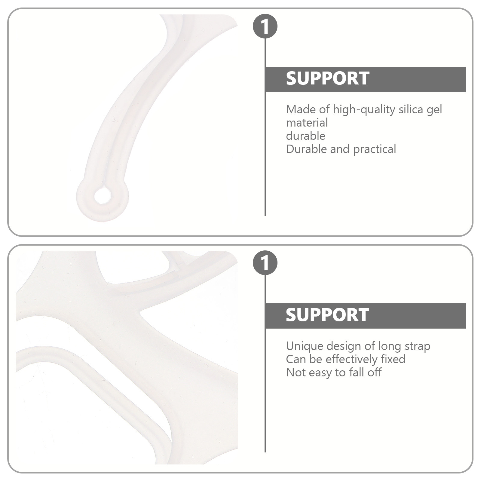 5Pcs Silicone Mask Holder Inne - огляд і ціна Silicone Mask Bracket
