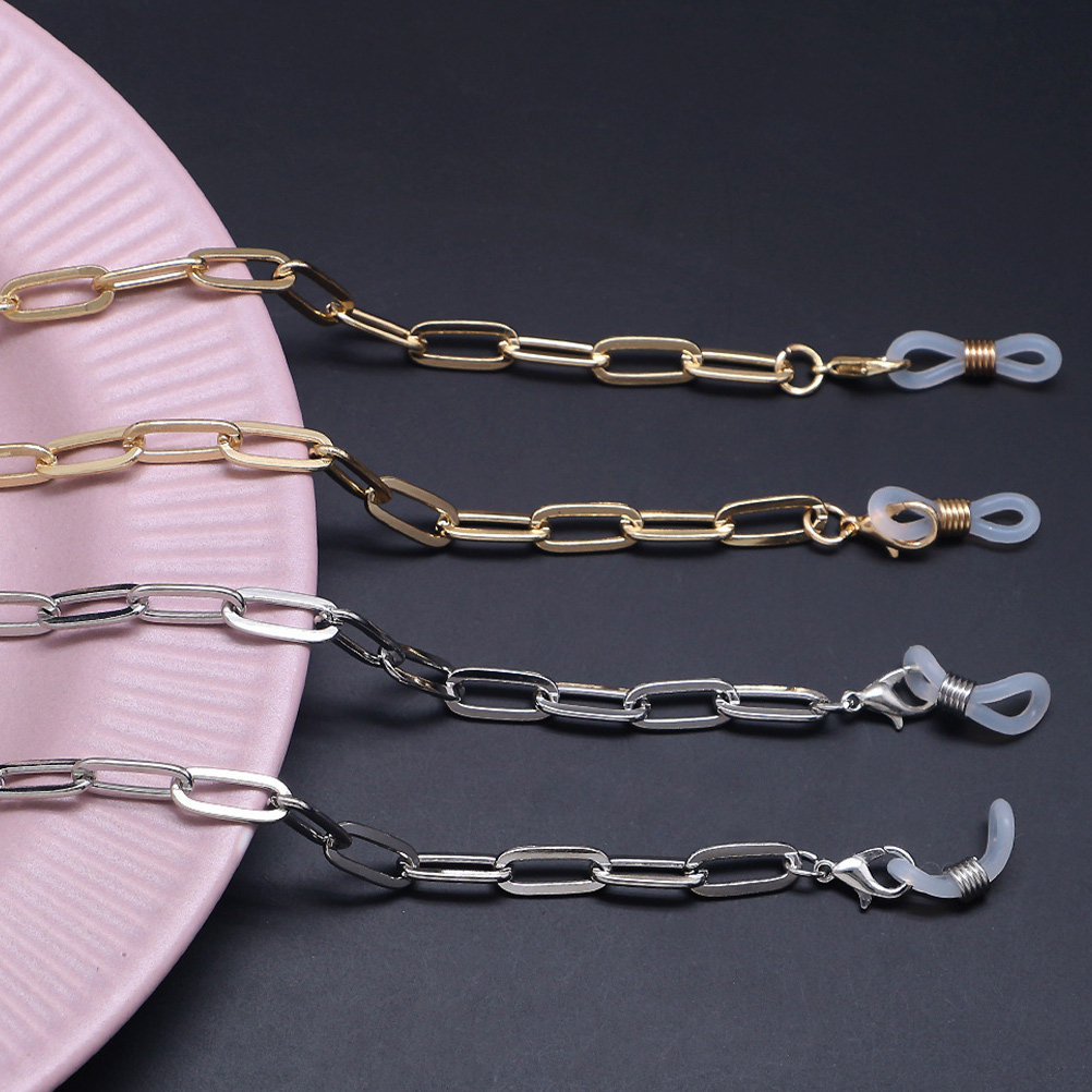Gold Metal Paperclip Eyeglasse - огляд і ціна Mask Chain Holder