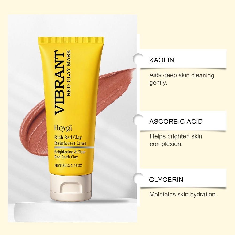 Vibrant Red Clay Mask - Natura - огляд і ціна Dust Mask Construction